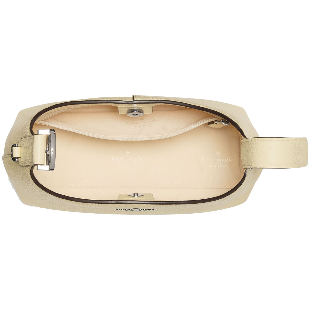 Kate Spade 454 Mini Crossbody Lemon Fondant Light yellow # KN426