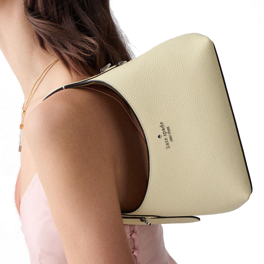 Kate Spade 454 Mini Crossbody Lemon Fondant Light yellow # KN426