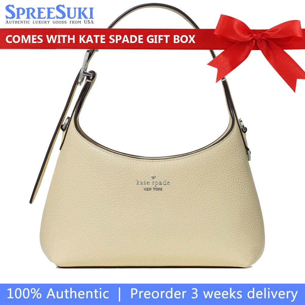 Kate Spade 454 Mini Crossbody Lemon Fondant Light yellow # KN426