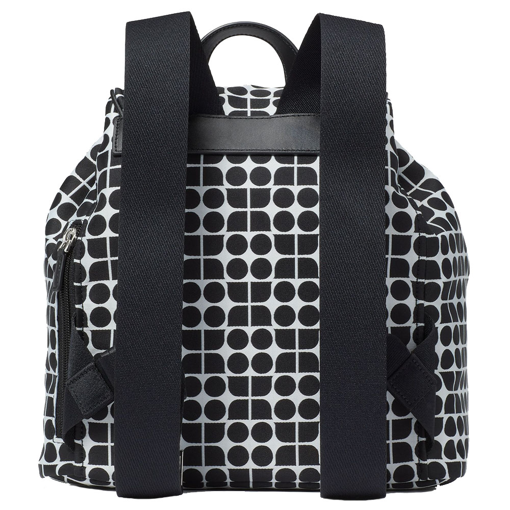 Kate Spade Noel Jacquard Backpack Black Multi # KG241