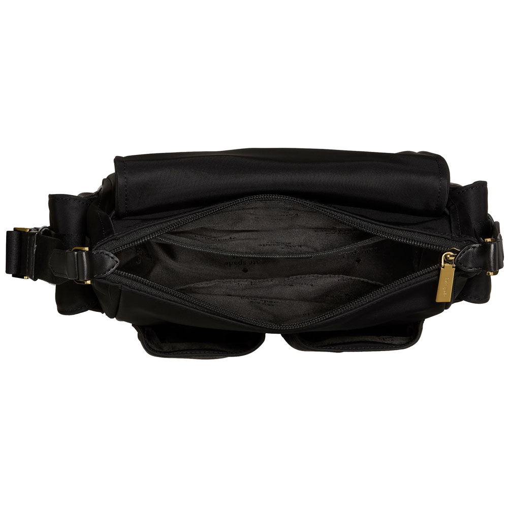 Kate Spade Carter Ksnyl Cargo Messenger Bag Black # KN672