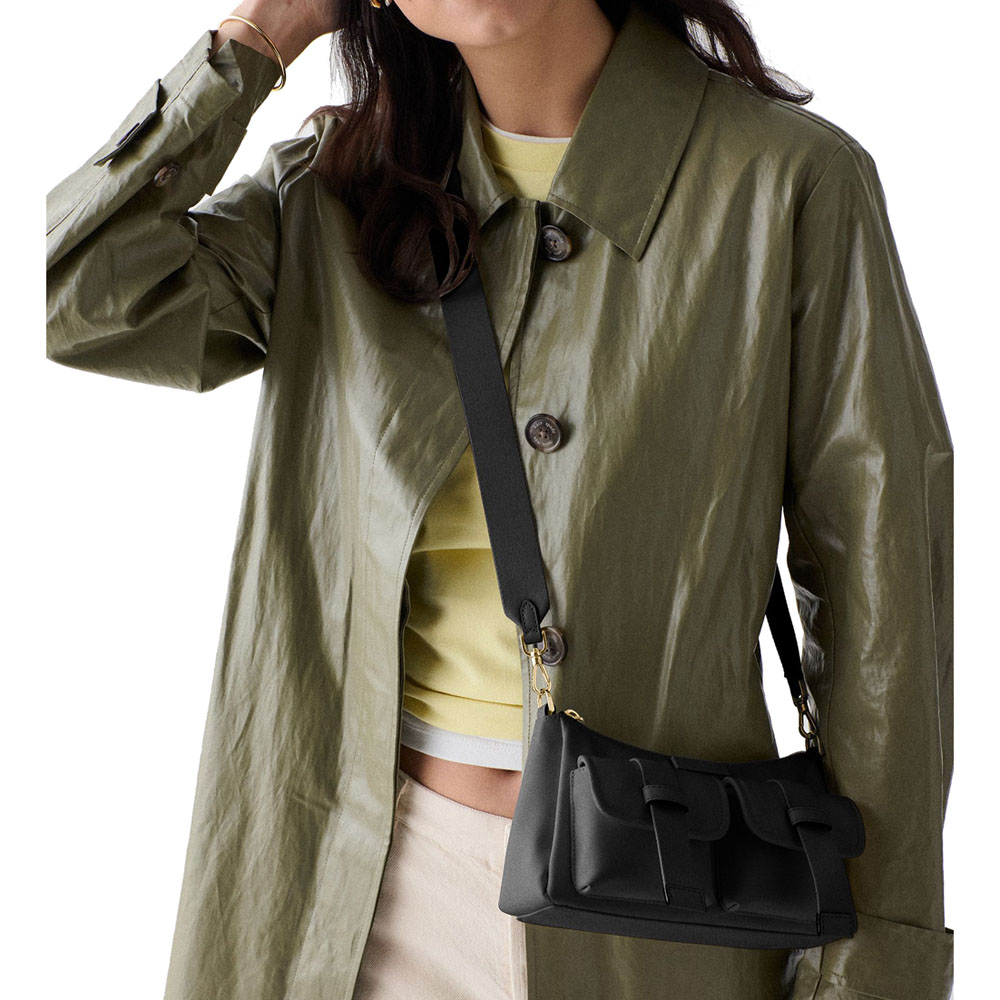 Kate Spade Carter Ksnyl Cargo Crossbody Bag Black # KN673