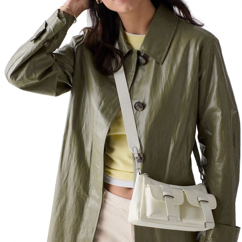 Kate Spade Carter Ksnyl Cargo Crossbody Bag Meringue Off White # KN673