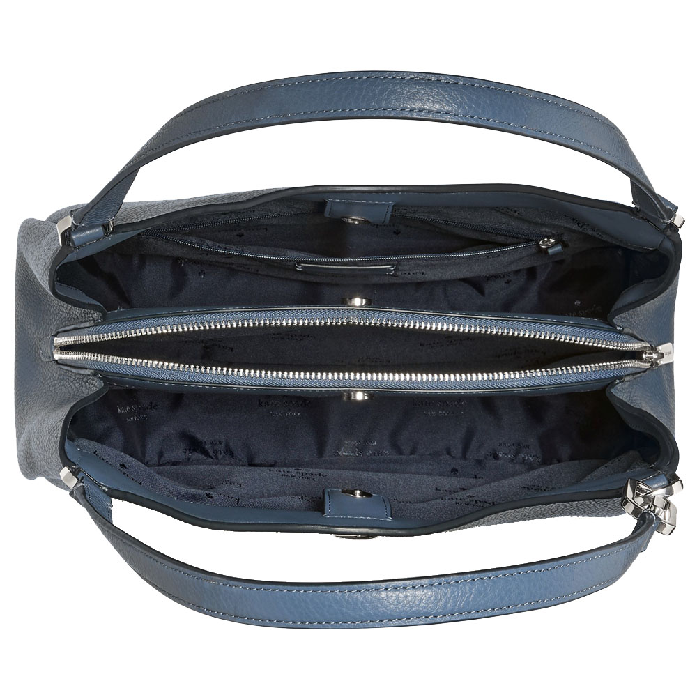 Kate Spade Kayla Large Triple Compartment Shoulder Bag Twilight Blue # KL804