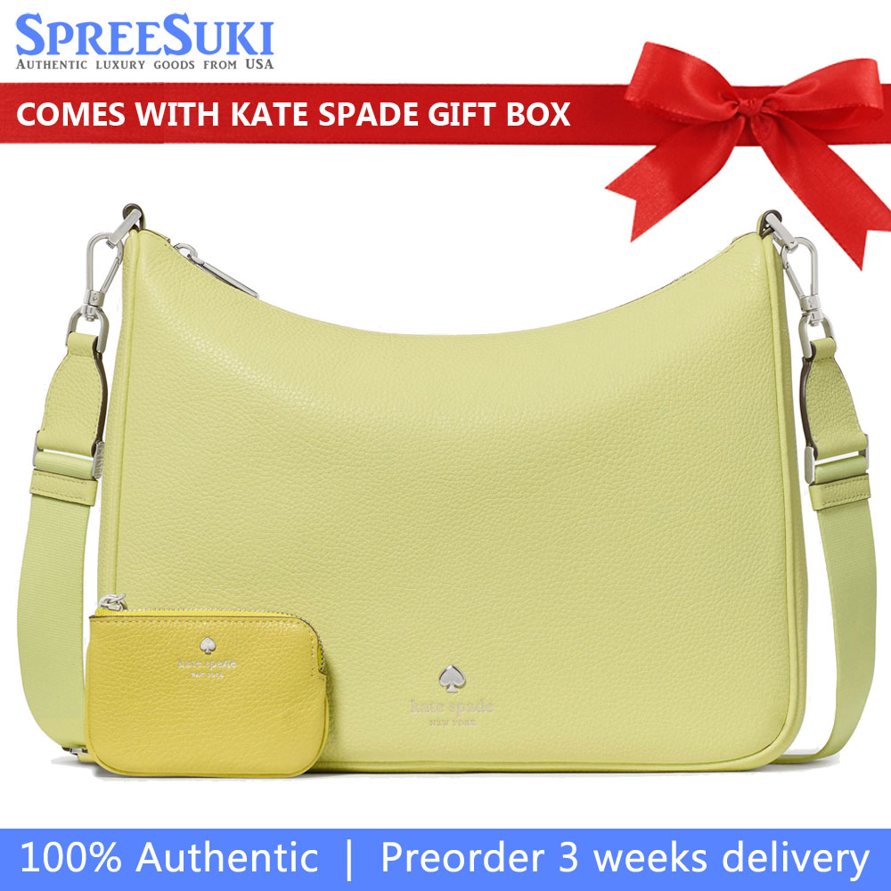 Kate Spade Emma Large Crossbody Tennis Ball Multi Light yellow # KK943