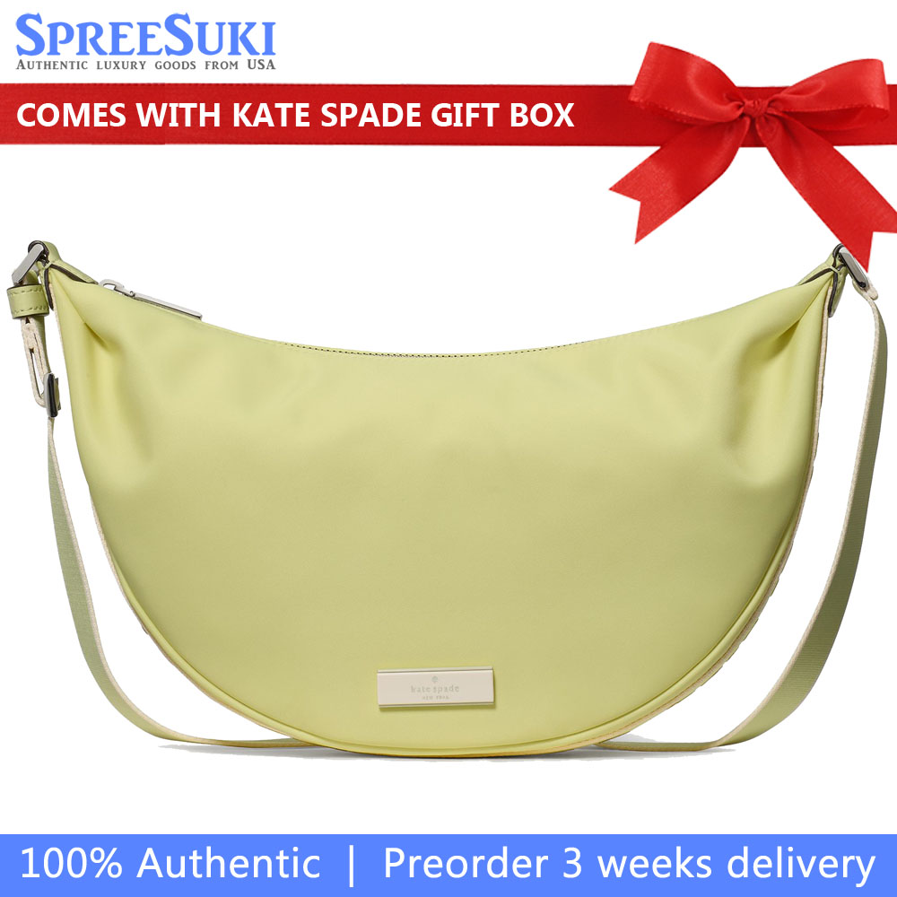 Kate Spade Carter Ksnyl Sling Crossbody Bag Tennis Ball Multi Light yellow # KN597