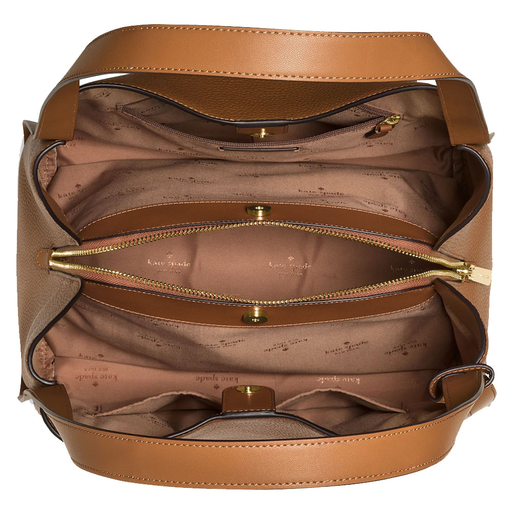 Kate Spade Knott Large Carryall Bungalow Brown # KM663