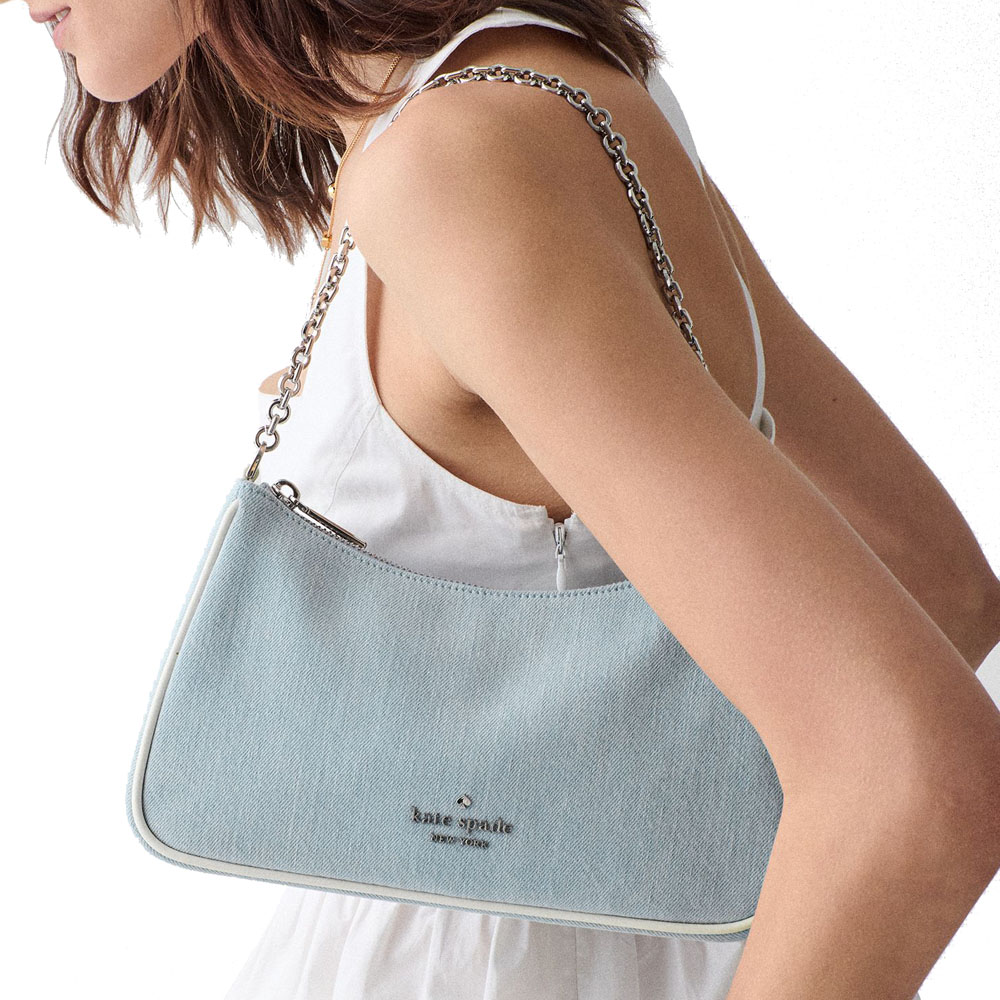 Kate Spade Margot Denim Crossbody Bag Blue Multicolor # KO139