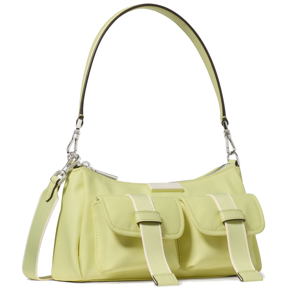 Kate Spade Carter Ksnyl Cargo Crossbody Bag Tennis Ball Multi Light yellow # KN669