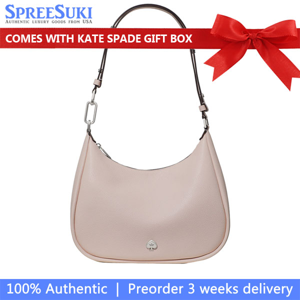 Kate Spade Kayla Large Shoulder Bag Powdered Sugar Blush Pink # KK055