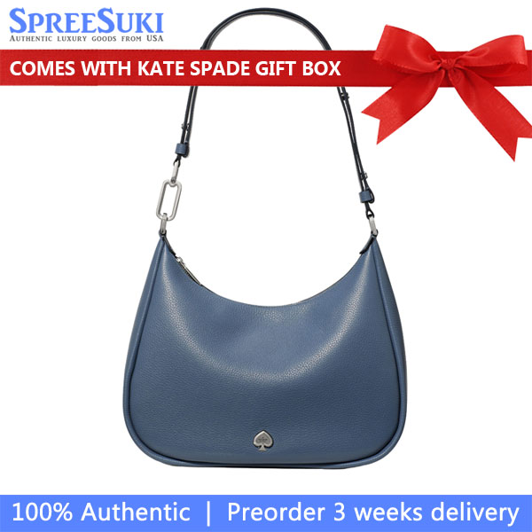 Kate Spade Kayla Large Shoulder Bag Twilight Blue # KK055