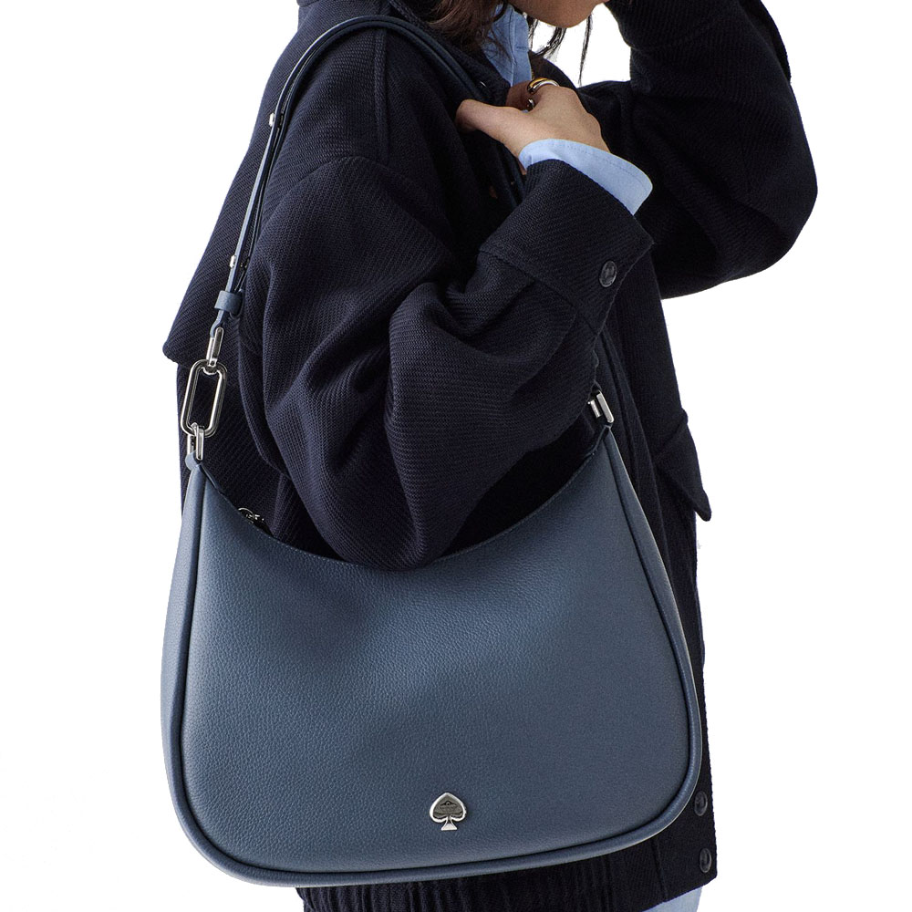 Kate Spade Kayla Large Shoulder Bag Twilight Blue # KK055