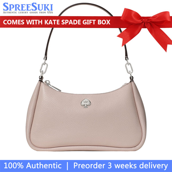 Kate Spade Kayla Small Convertible Shoulder Bag Powdered Sugar Pink # KI904