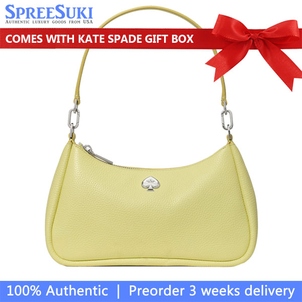 Kate Spade Kayla Small Convertible Shoulder Bag Tennis Ball Light green # KI904