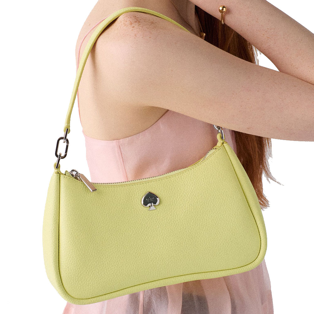 Kate Spade Kayla Small Convertible Shoulder Bag Tennis Ball Light green # KI904