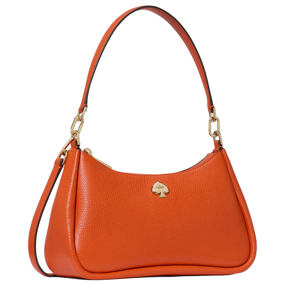 Kate Spade Kayla Small Convertible Shoulder Bag Fiery Orange # KI904