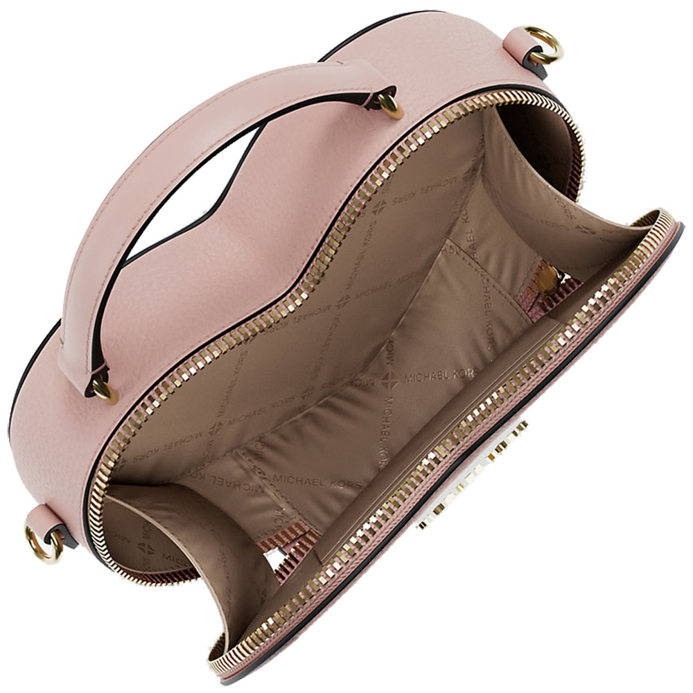 Michael Kors Jet Set Small Heart Crossbody Bag Powder Blush Multi Light pink # 35R6GTVC1Y