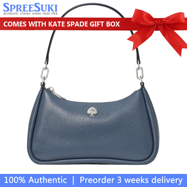 Kate Spade Kayla Small Convertible Shoulder Bag Twilight Blue # KI904
