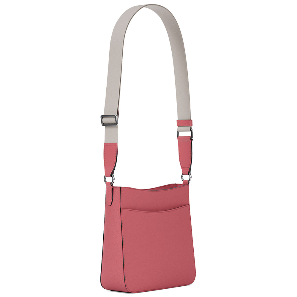 Michael Kors Jet Set Travenuel Small Messenger Bag Hibiscus Light pink # 35T4STVC5L