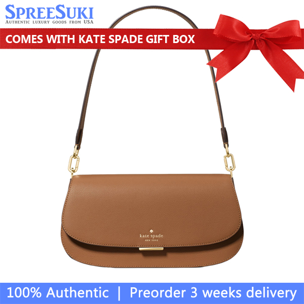 Kate Spade Quinn Shoulder Bag Tuscan Brown # KN644