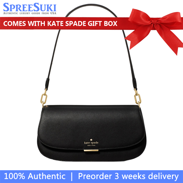 Kate Spade Quinn Shoulder Bag Black # KN644