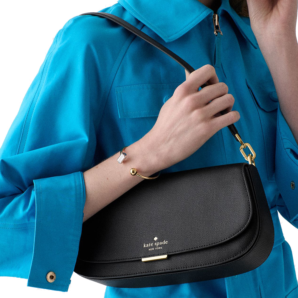 Kate Spade Quinn Shoulder Bag Black # KN644