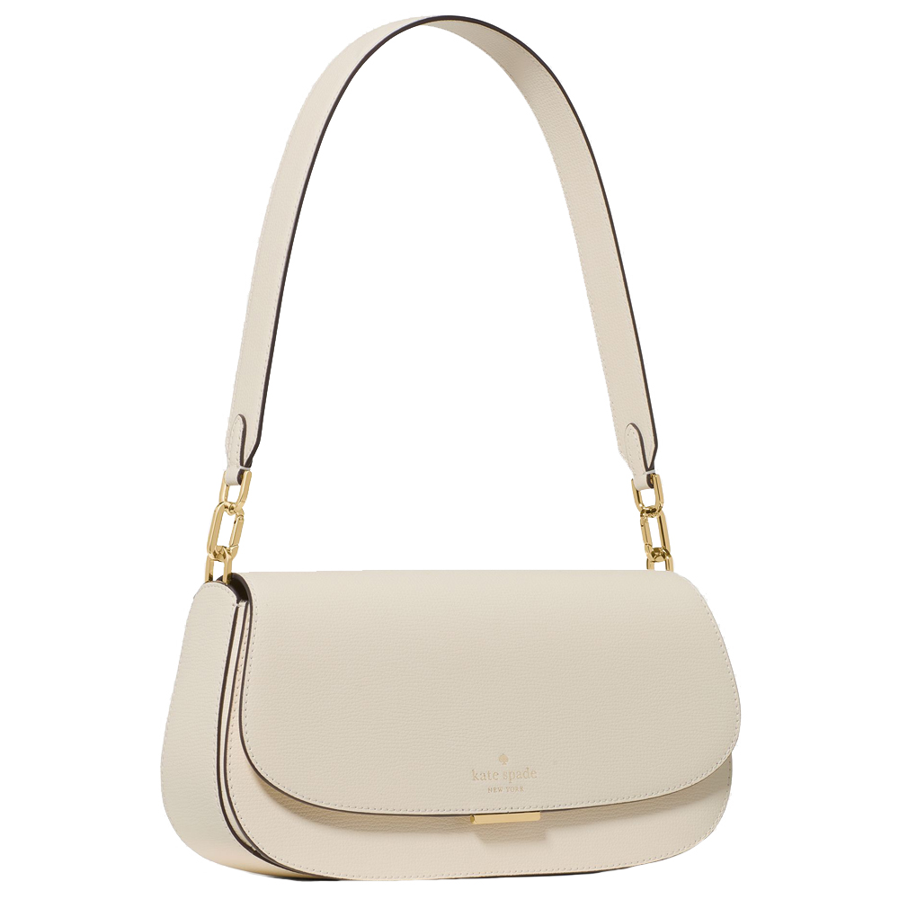 Kate Spade Quinn Shoulder Bag Cashew Milk Off White # KN644