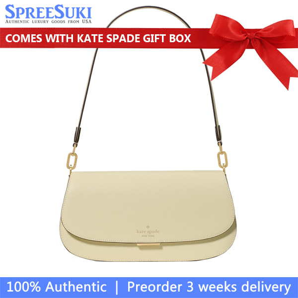 Kate Spade Quinn Shoulder Bag Lemon Fondant Light yellow # KN644