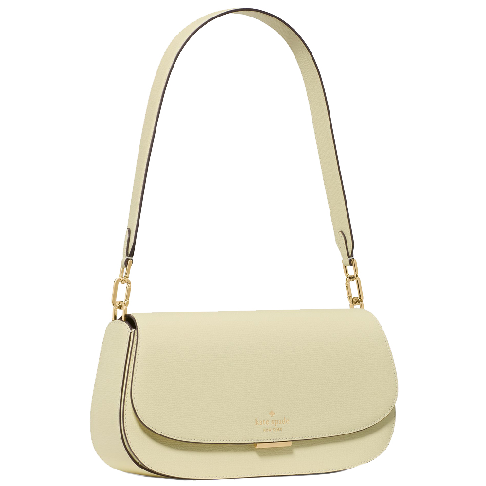 Kate Spade Quinn Shoulder Bag Lemon Fondant Light yellow # KN644
