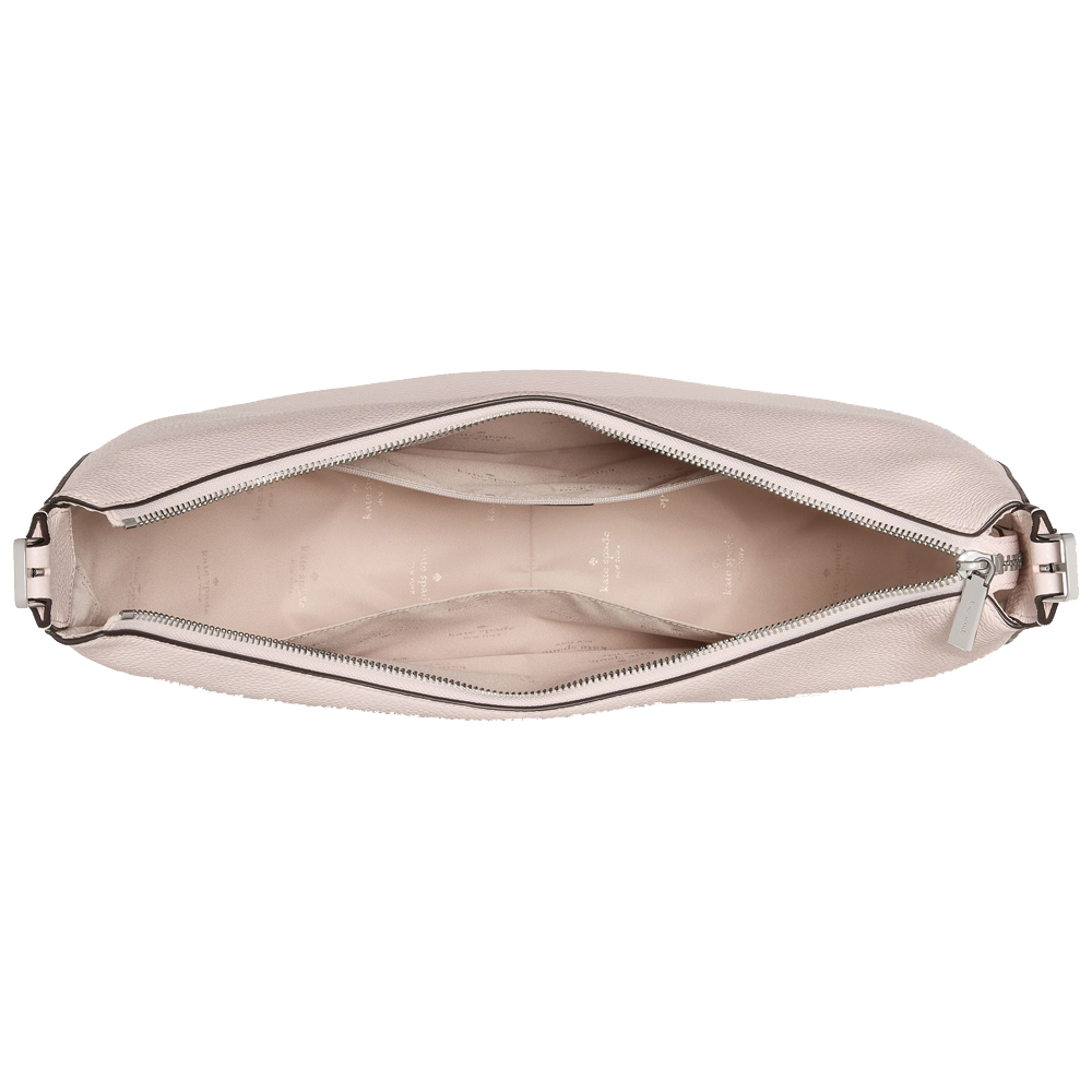 Kate Spade Nova Large Crescent Shoulder Bag Powdered Sugar Light pink # KM686