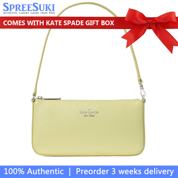 Kate Spade Gemini Convertible Wristlet Tennis Ball Light green # KN211