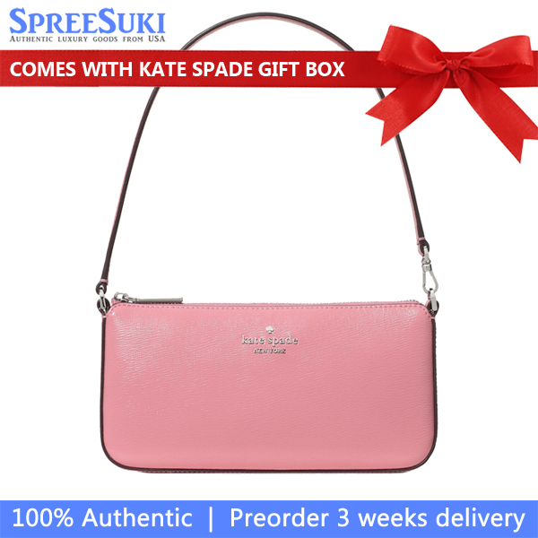 Kate Spade Gemini Convertible Wristlet Grapefruit Soda Pink # KN211