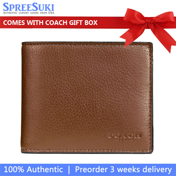 Coach Men 3 In 1 Sport Calf Dark Saddle Brown # CR911