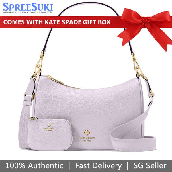 Kate Spade Emma Shoulder Bag Light Frozen Lilac Light Purple # KK068