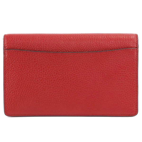 Coach Sling Bag Anna Foldover Clutch Crossbody Bag 1941 Red # CF470D1