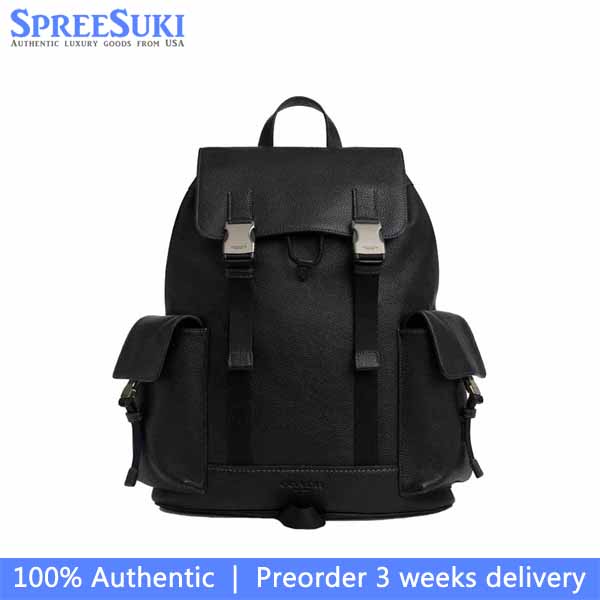 Coach Clark Backpack Gunmetal Black # CCF89