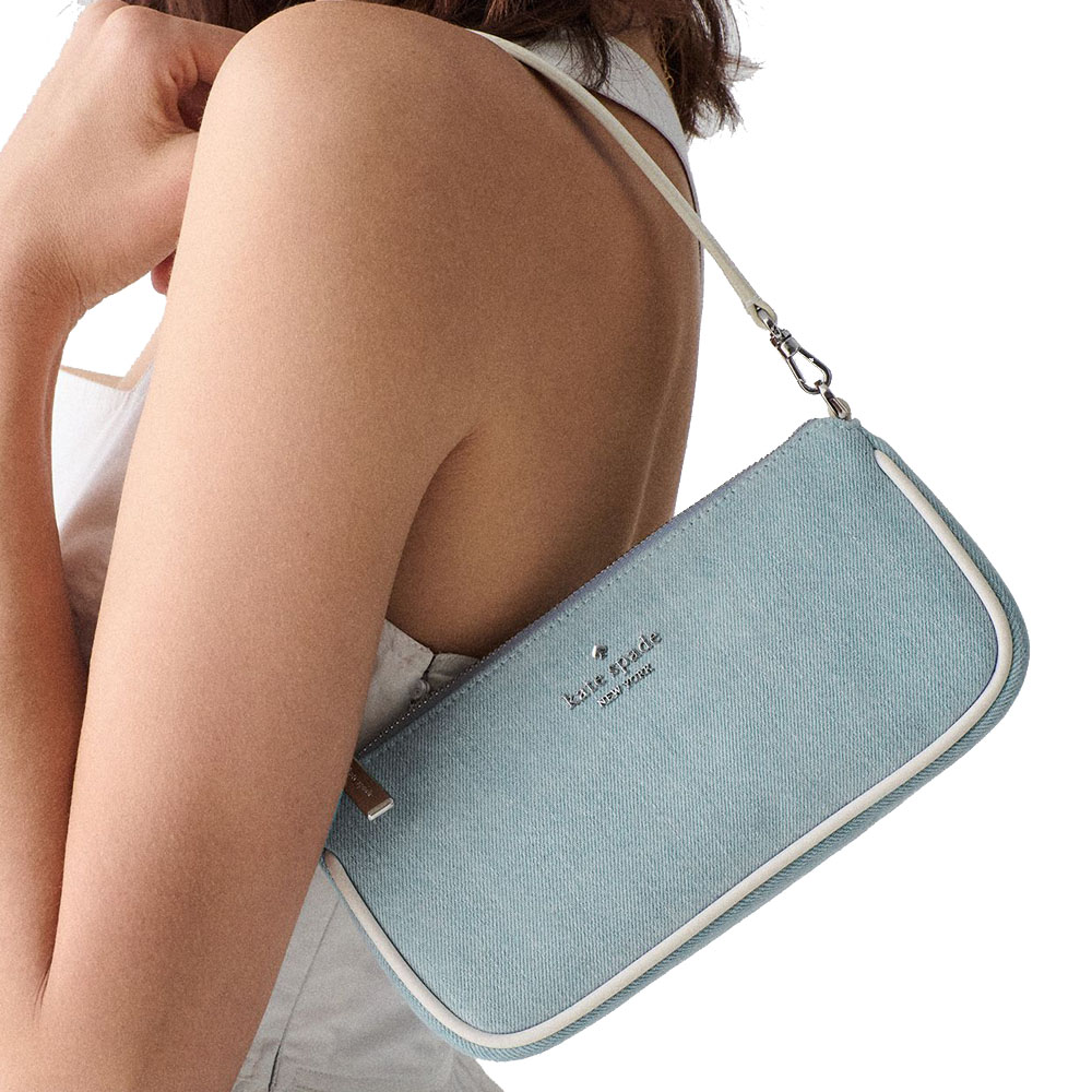 Kate Spade Gemini Denim Mini Bag Blue Multicolor # KO109