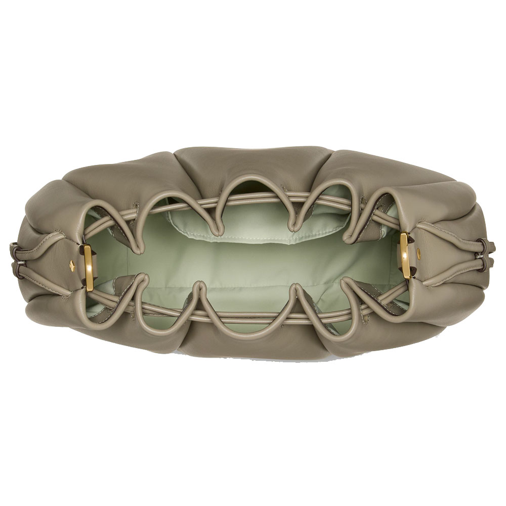 Kate Spade Pinch Shoulder Bag Oyster Shell Grey # KN639