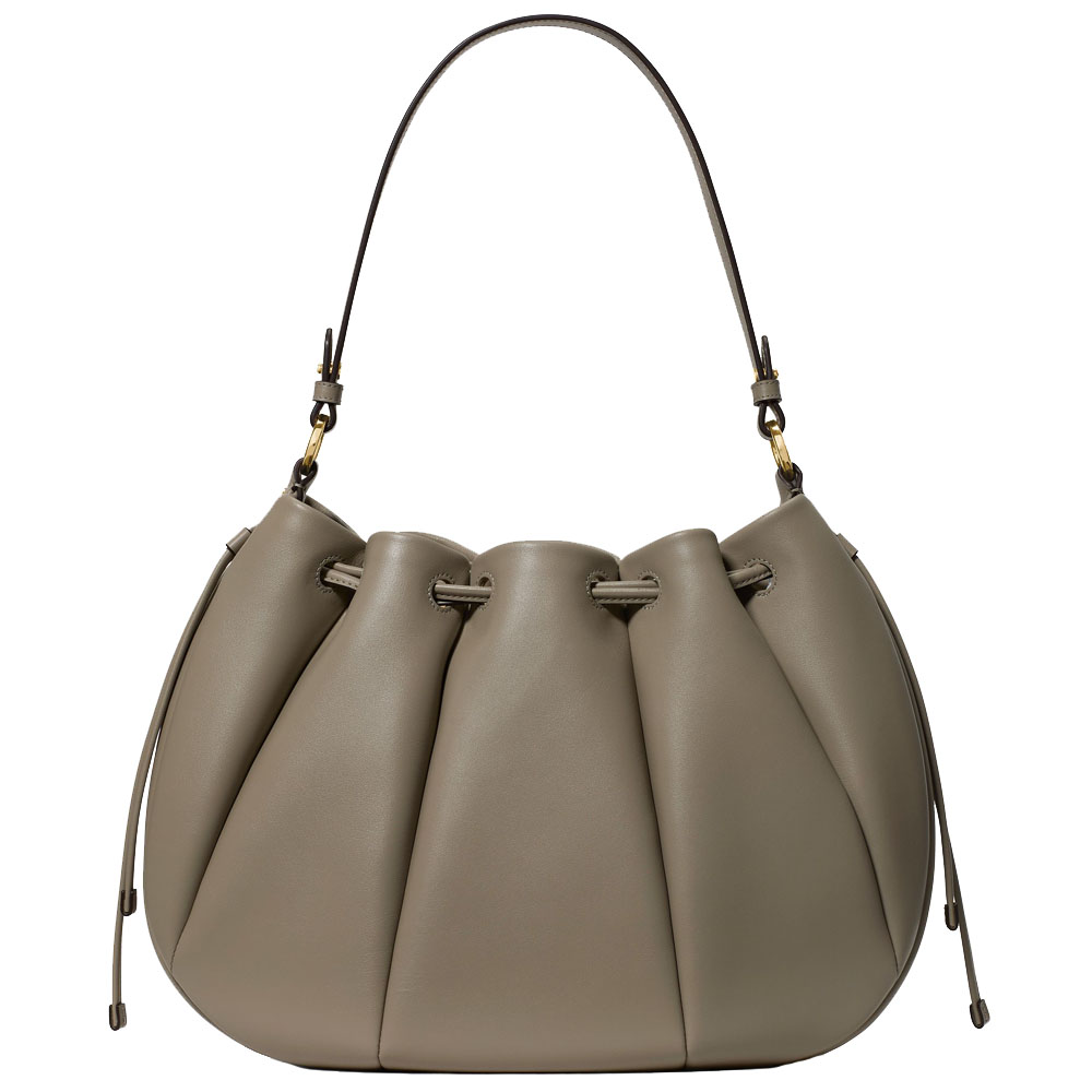 Kate Spade Pinch Shoulder Bag Oyster Shell Grey # KN639