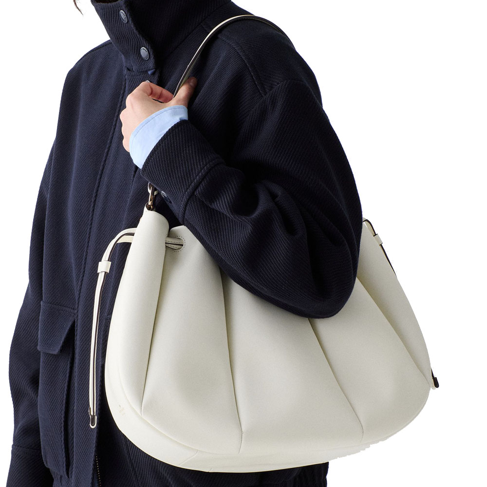 Kate Spade Pinch Shoulder Bag Meringue White # KN639