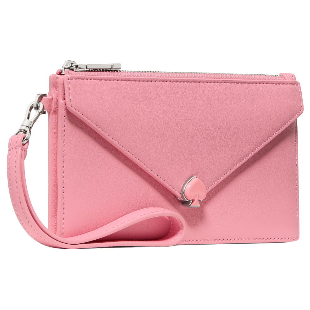 Kate Spade Yours Truly Envelope Wristlet Grapefruit Soda Pink # KN781