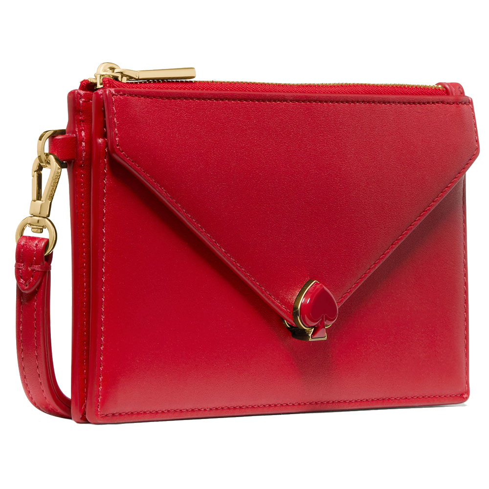 Kate Spade Yours Truly Envelope Wristlet Cherry Rouge Red # KN781