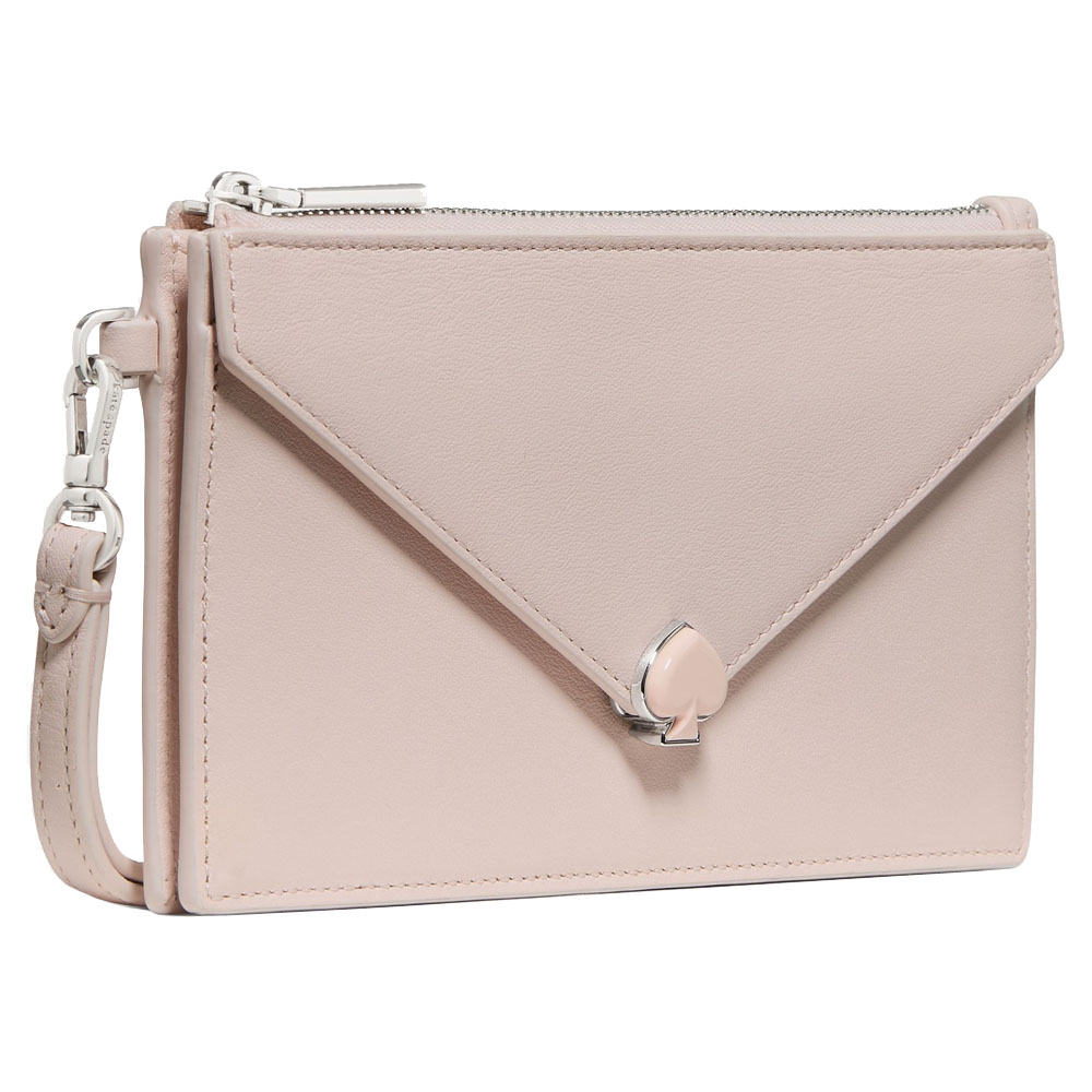 Kate Spade Yours Truly Envelope Wristlet Powdered Sugar Champagne Pink # KN781