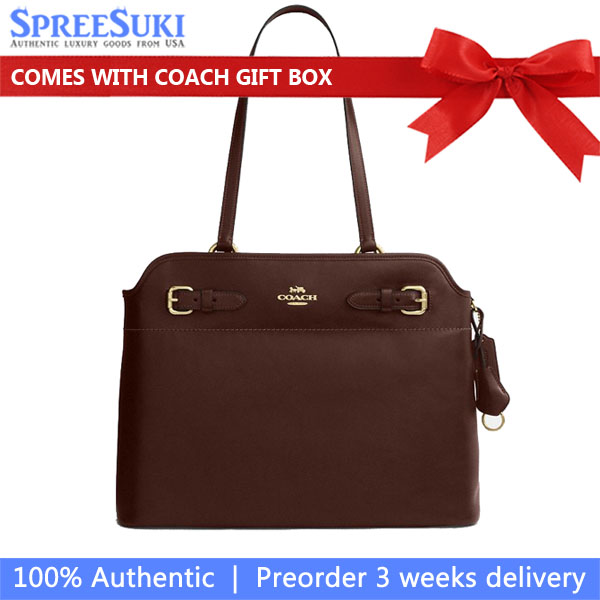 Coach Easton Tote Bag Maple Dark Brown # CCZ07