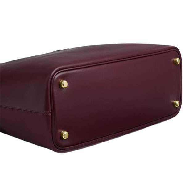 Coach Easton Tote Bag Dark Wine Maroon # CCZ07