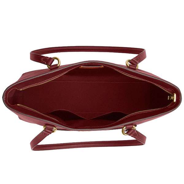 Coach Station Tote Bag Maroon # CCF01