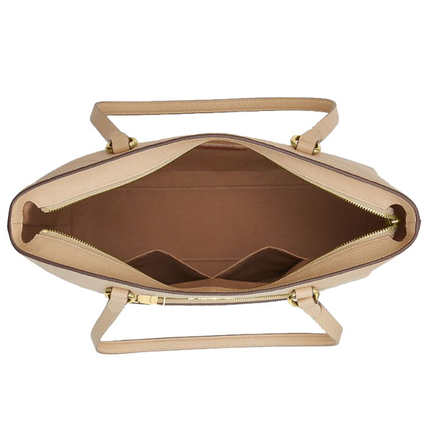 Coach Station Tote Bag In Signature Leather Oat Beige # CCD49