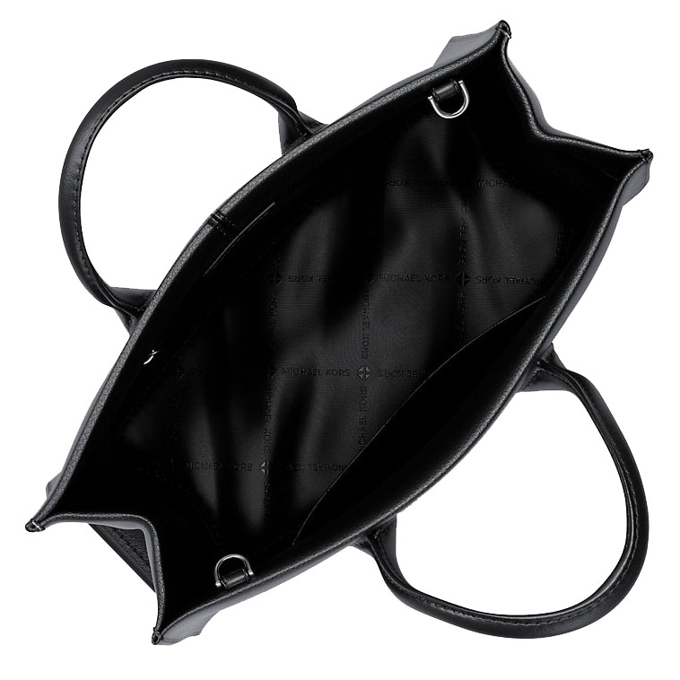 Michael Kors Mirella Medium Pebbled Leather Tote Bag Black # 35T5S7ZT2L