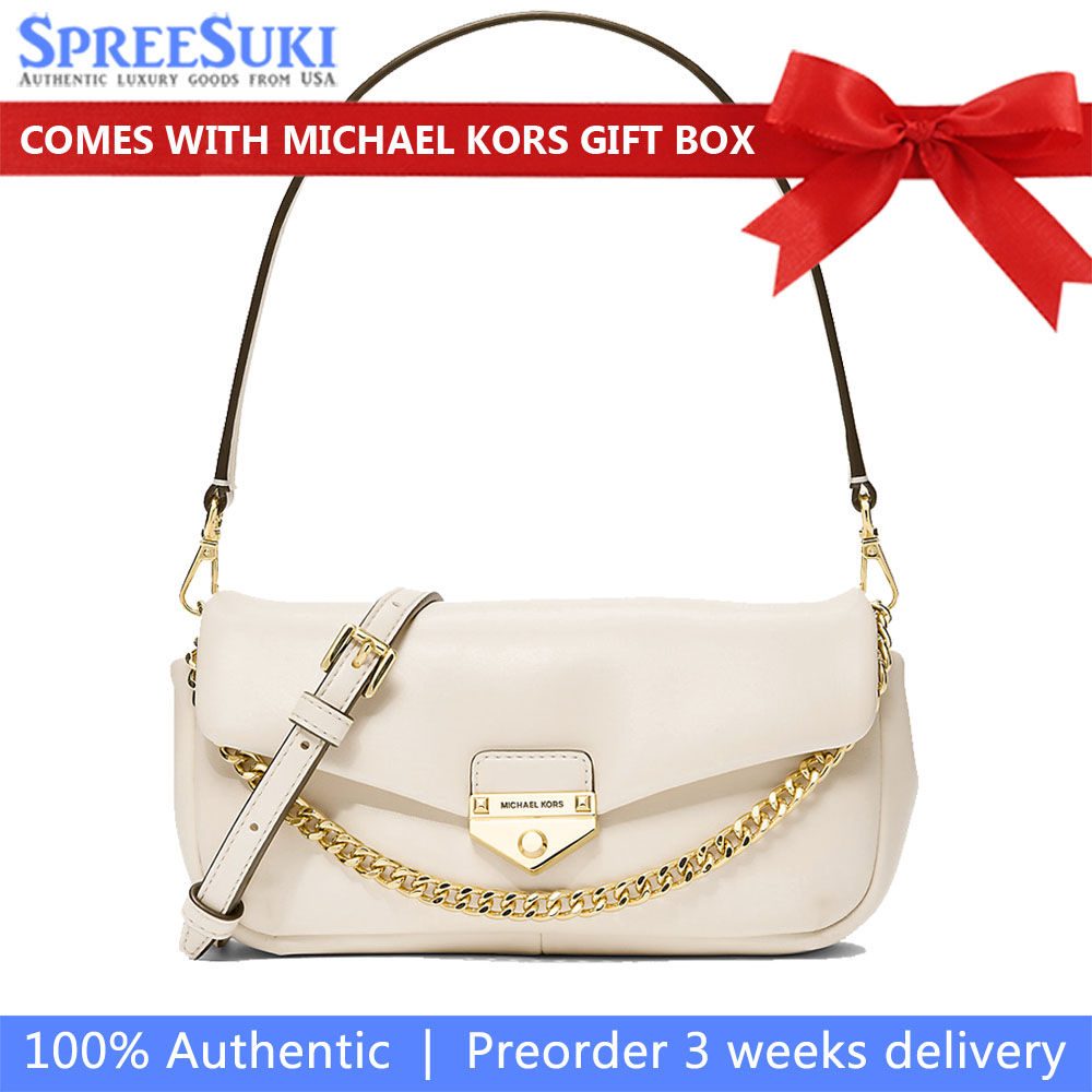 Michael Kors Soho Small Convertible Shoulder Bag Light Cream # 35S6G1SC1Y