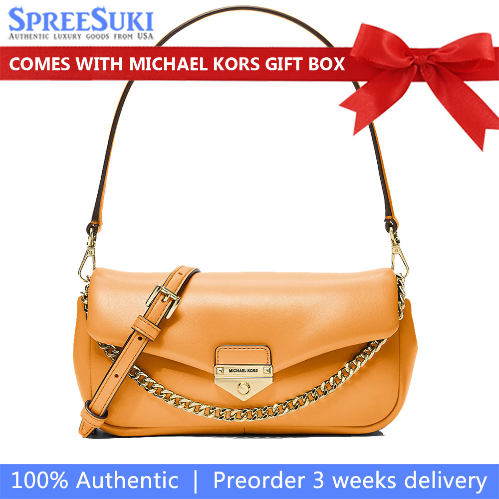Michael Kors Soho Small Convertible Shoulder Bag Radiant Orange # 35S6G1SC1Y